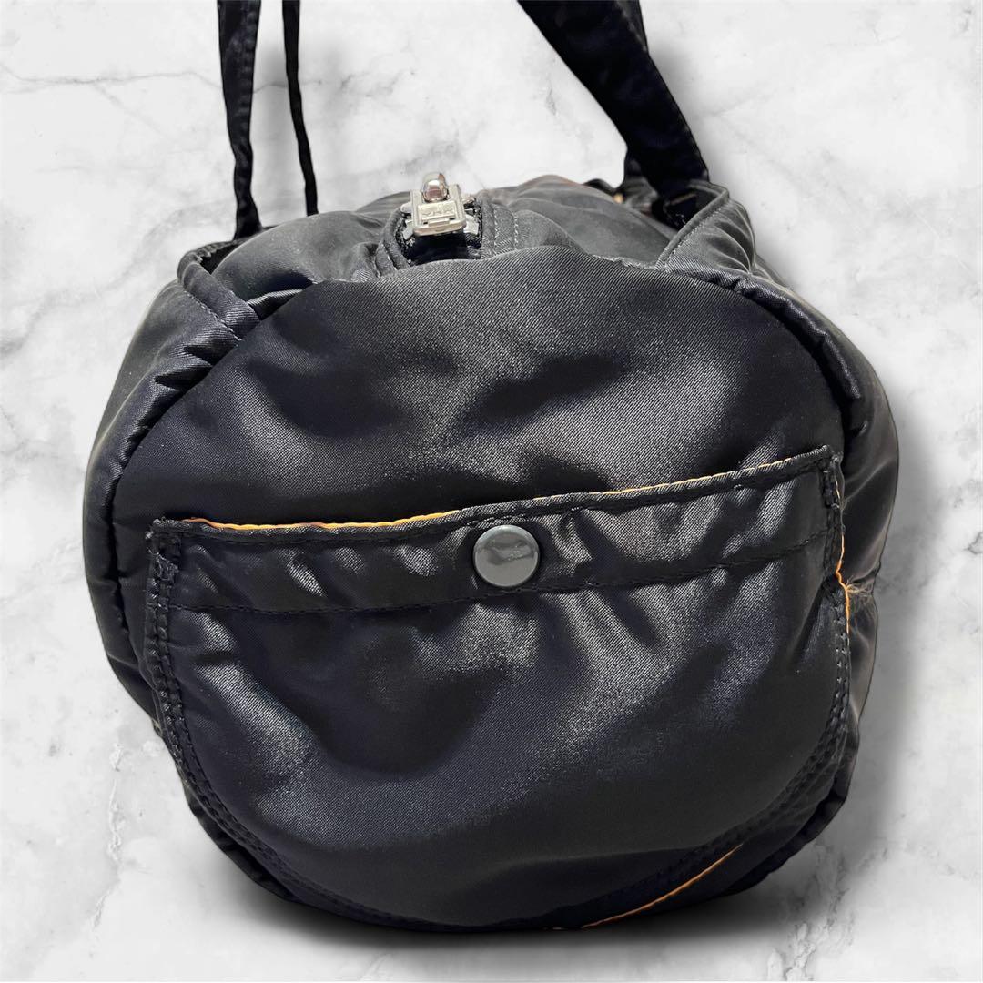 【美品】廃盤 ポーター 吉田カバン タンカー ミニボストンバッグ ブラック