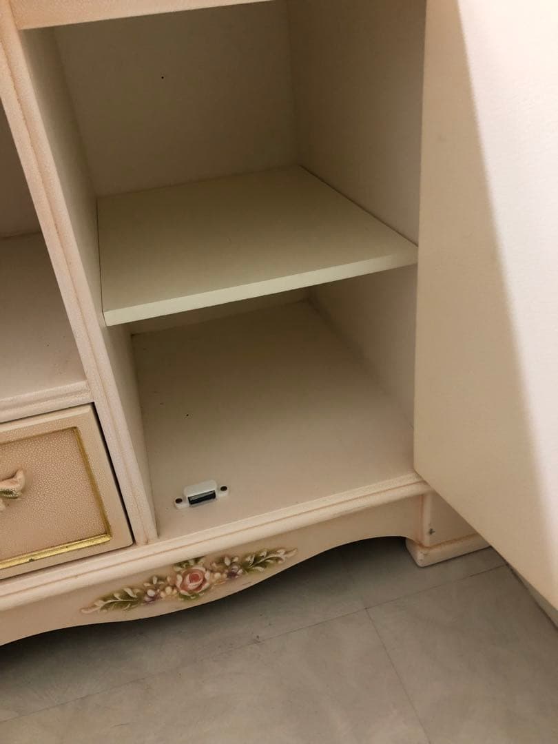 テレビ台 テレビボード ロココ調 アンティーク レトロ 花柄 収納本日だけ割引