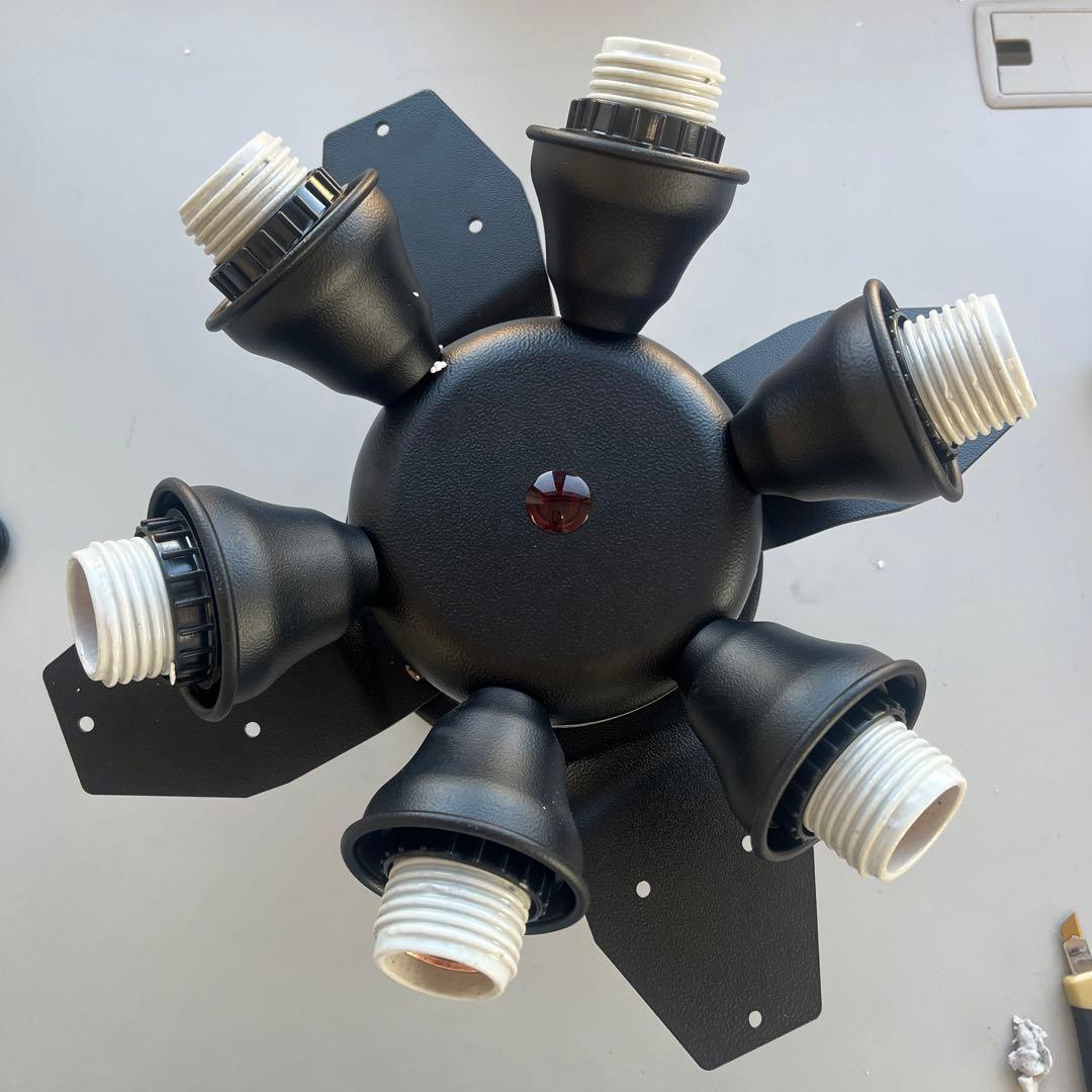 【美品】plusmore(プラスモア) シーリングファン BIG-102 6灯