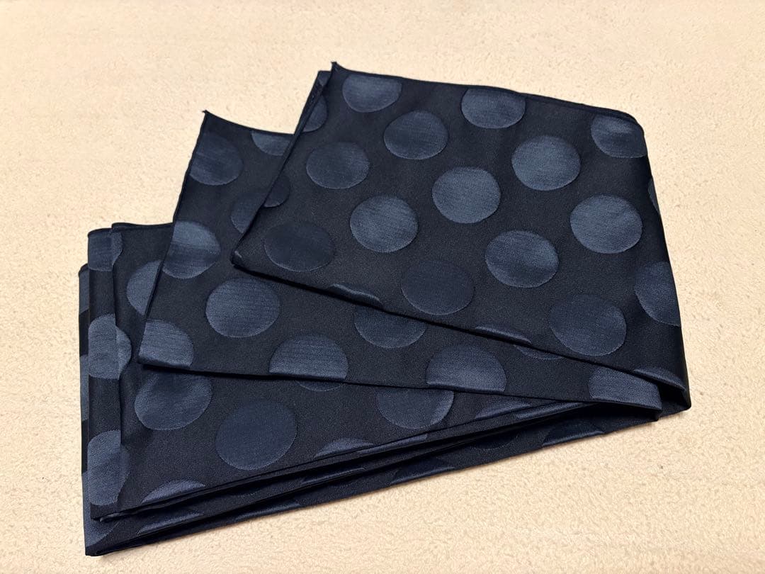 TSUBAKIAN ツバキアン　水玉　兵児帯　グレー