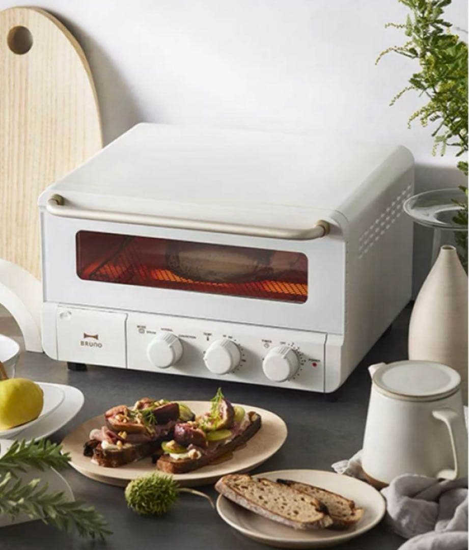 【新品未開封】BRUNO スチーム＆ベイク トースター ホワイト
