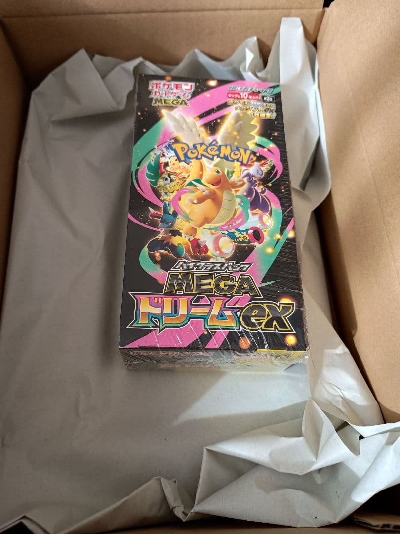 【ポケセン産】ポケモンカード MEGAドリームex シュリンク付き未開封ボックス