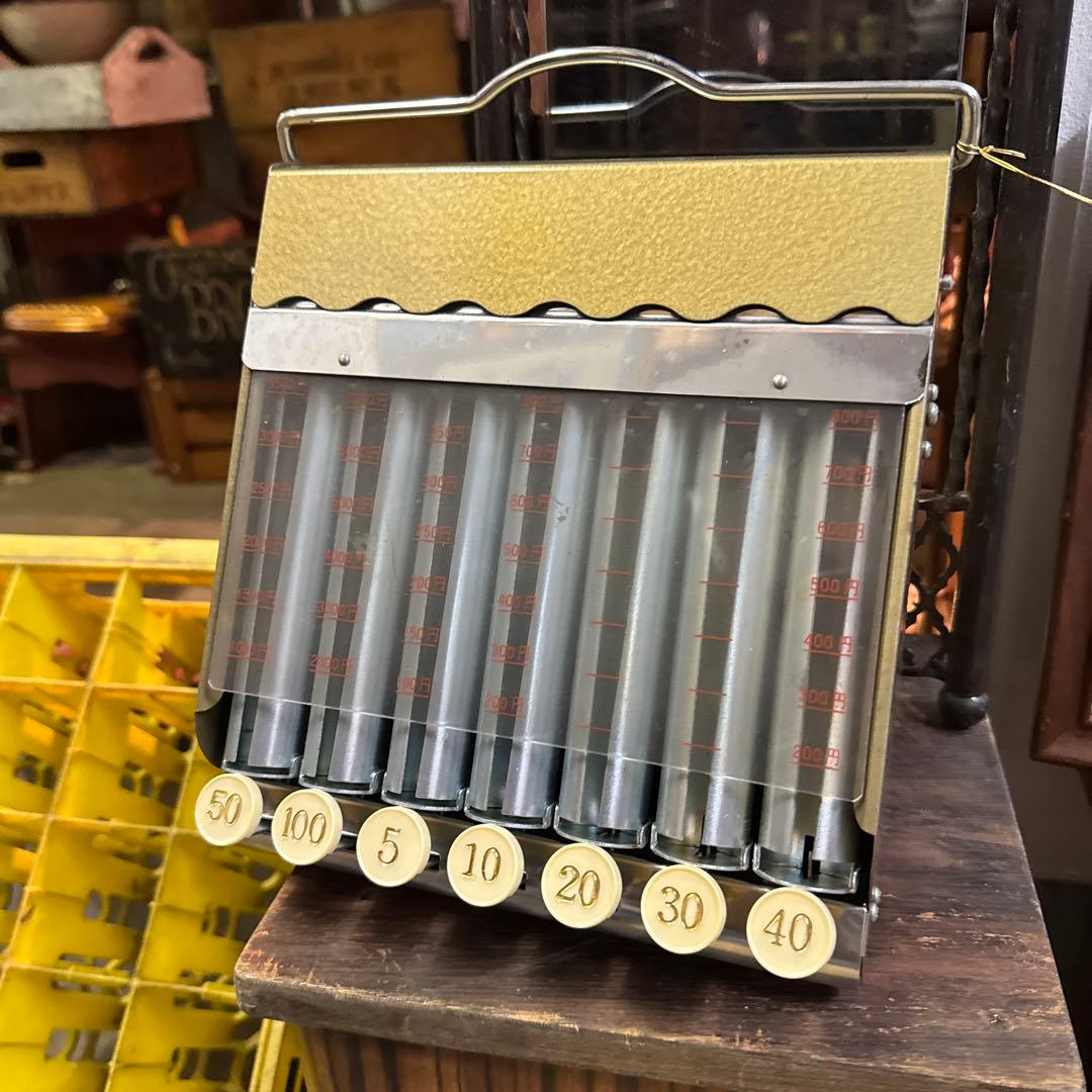 新品未使用　カウンター　自動撰別硬貨釣銭機　昭和レトロ