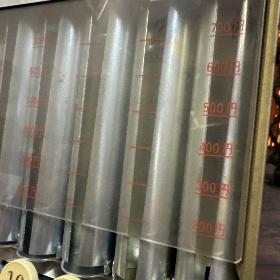 新品未使用　カウンター　自動撰別硬貨釣銭機　昭和レトロ