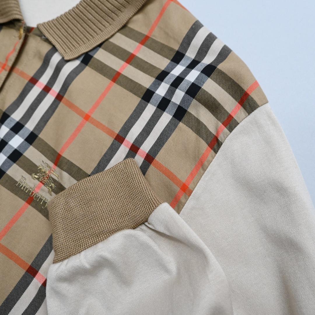 ■ 46474★年 バーバリーズ ポロシャツ ノバチェック M カットソー