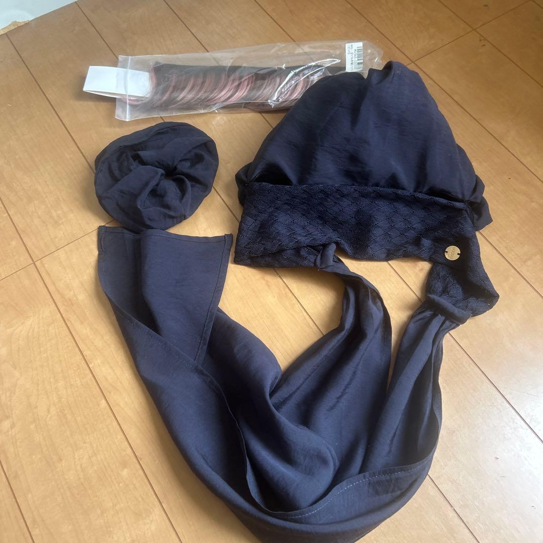 rinko様限定BAREN 完売品 再販予定なし/スカーフハット ネイビー ♡