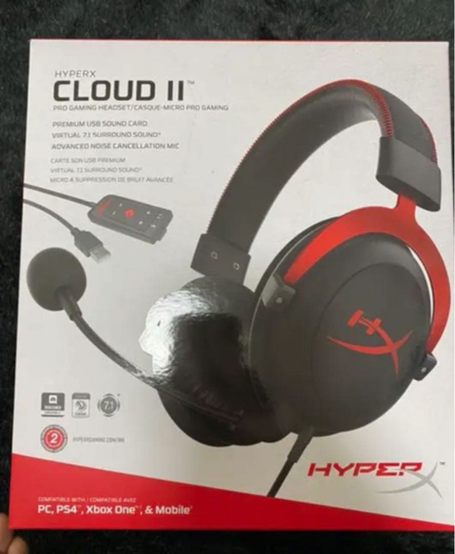 キングストン　ゲーミングヘッドホン　Hyper X