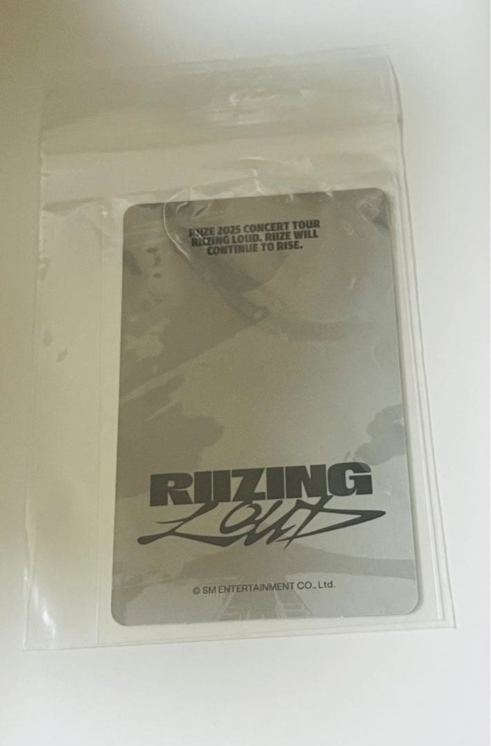 2025 RIIZE CONCERT 北米ツアー 購入特典ユニットトレカ