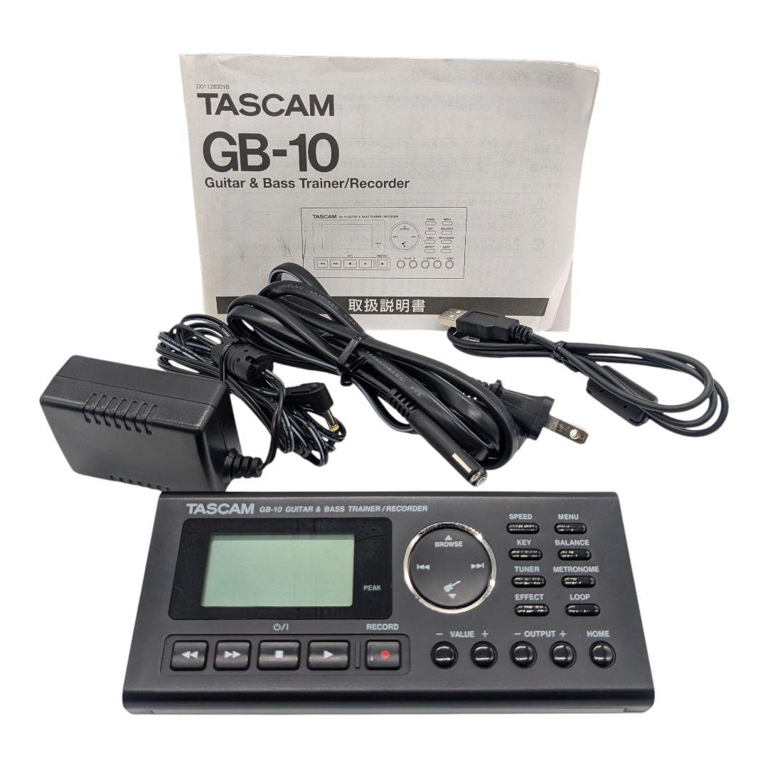 美品TASCAM トレーナー/レコーダー ギター&ベース用 GB-10