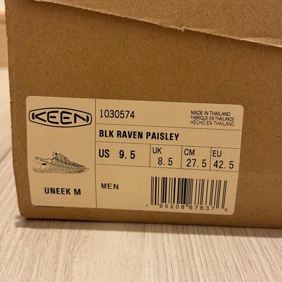 新品 キーン ユニーク 27 KEEN サンダル THC コラボ ペイズリー