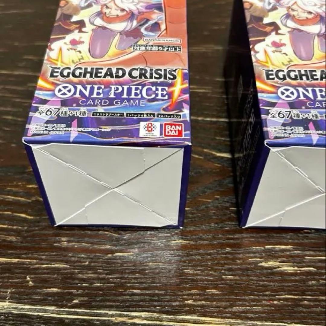 ワンピースカードEGGHEAD CRISIS エッグヘッド 2BOXテープ付き