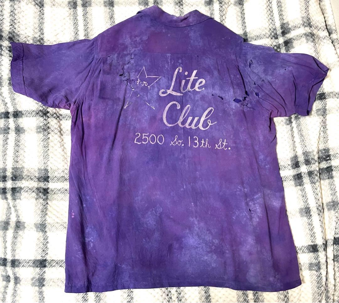 50s ヴィンテージレーヨンシャツ　16 1/2