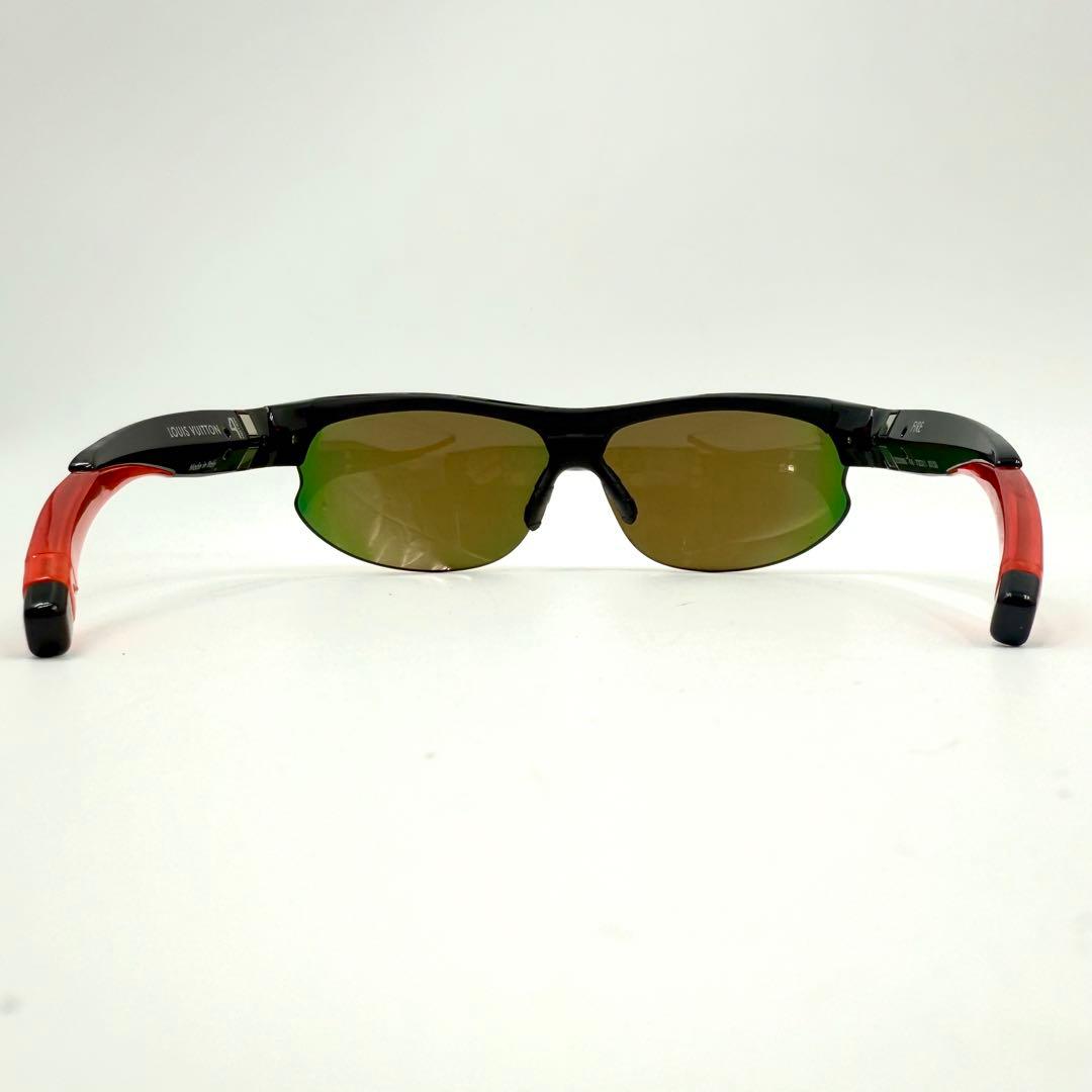 鑑定済 ルイヴィトン 4モーションファイヤー 72□11 サングラス ブラック
