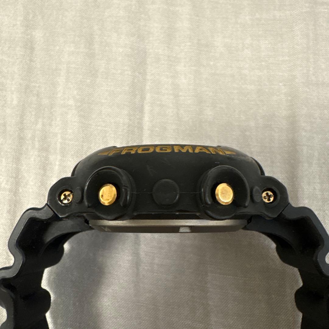 【カスタム品】90s ゴールドチタンフロッグマン 電池なし 一部剥がれあり