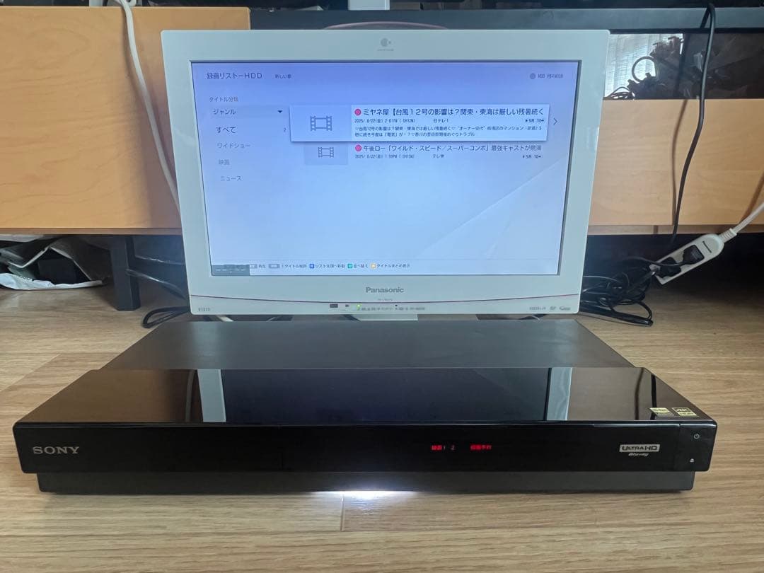 【動作品】ソニー ブルーレイレコーダー BDZ-FW500