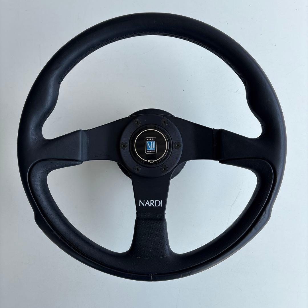 鬼*族様 NARDI TORINO ステアリング ブラックレザー ナルディ ハン