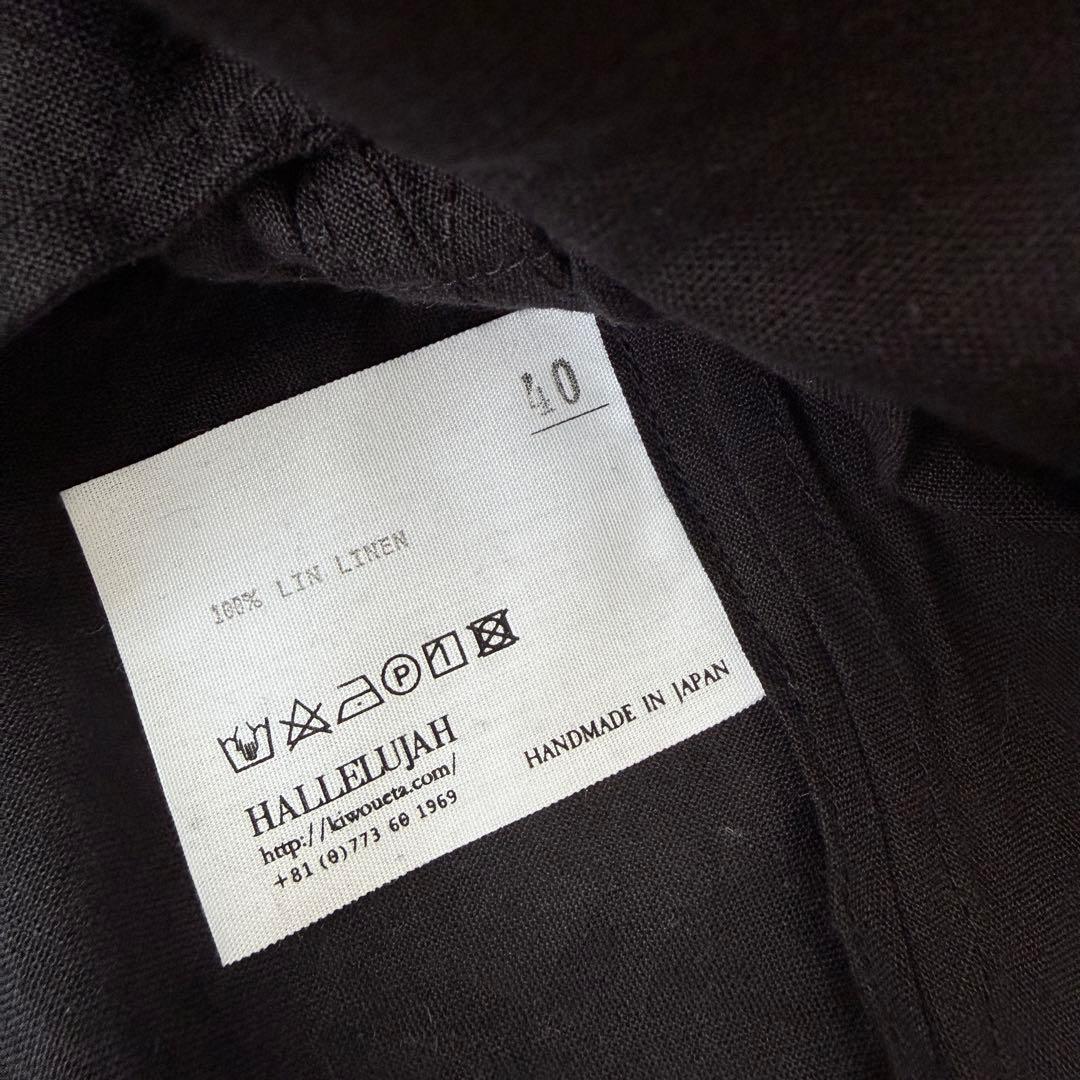 HALLELUJAH ハレルヤ シュミーズアラレーヌ 黒40 ロングワンピース