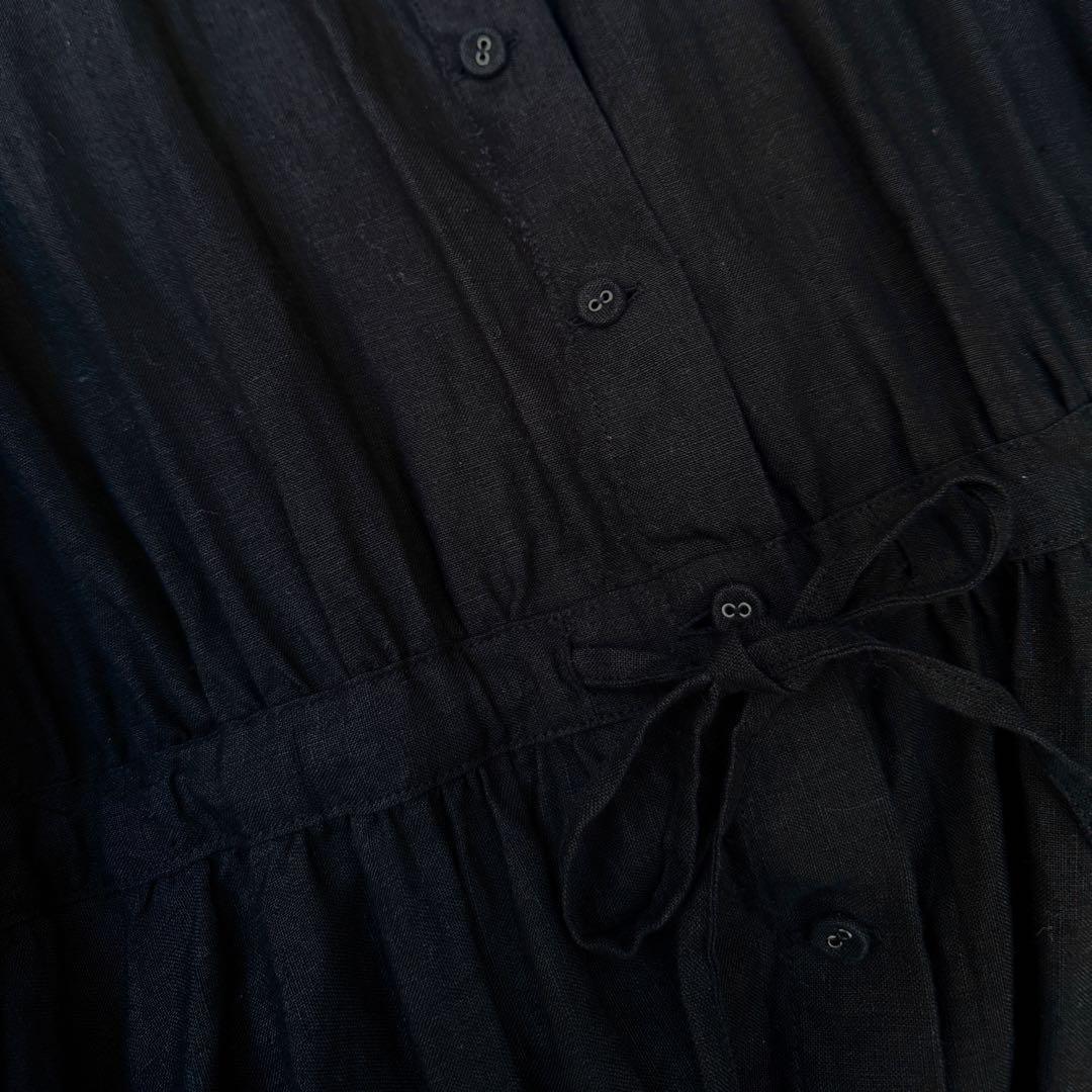 HALLELUJAH ハレルヤ シュミーズアラレーヌ 黒40 ロングワンピース