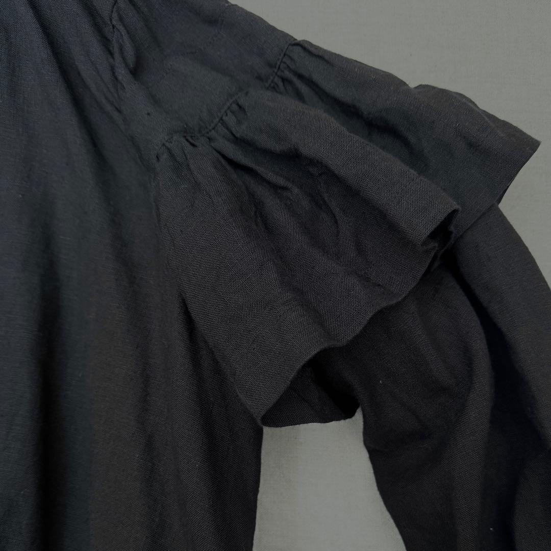 HALLELUJAH ハレルヤ シュミーズアラレーヌ 黒40 ロングワンピース