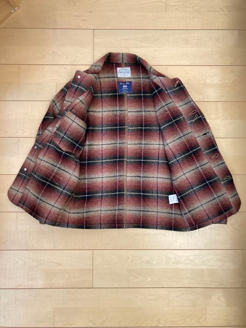 ステュディオダルチザン ムーン ウール ジャケット チェック 38