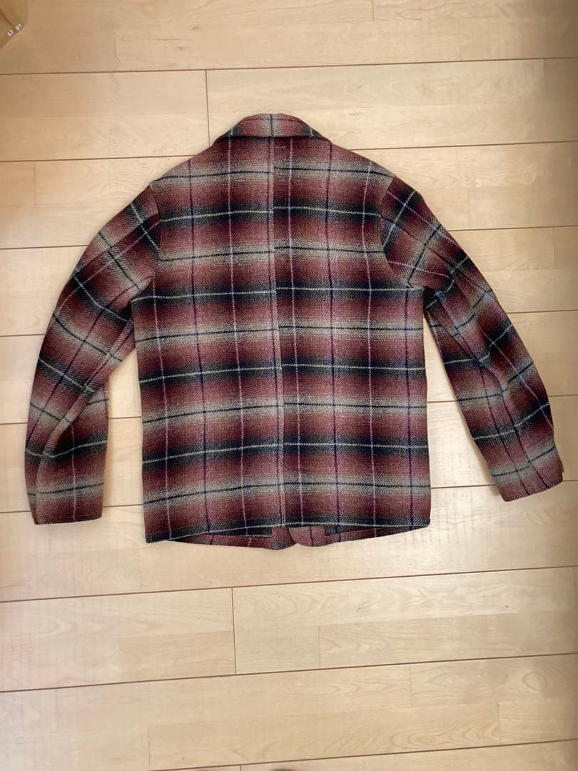 ステュディオダルチザン ムーン ウール ジャケット チェック 38