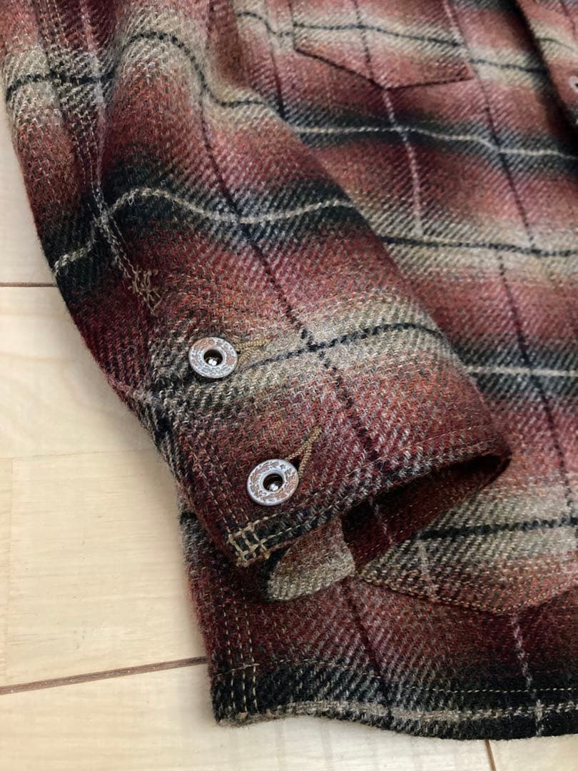 ステュディオダルチザン ムーン ウール ジャケット チェック 38