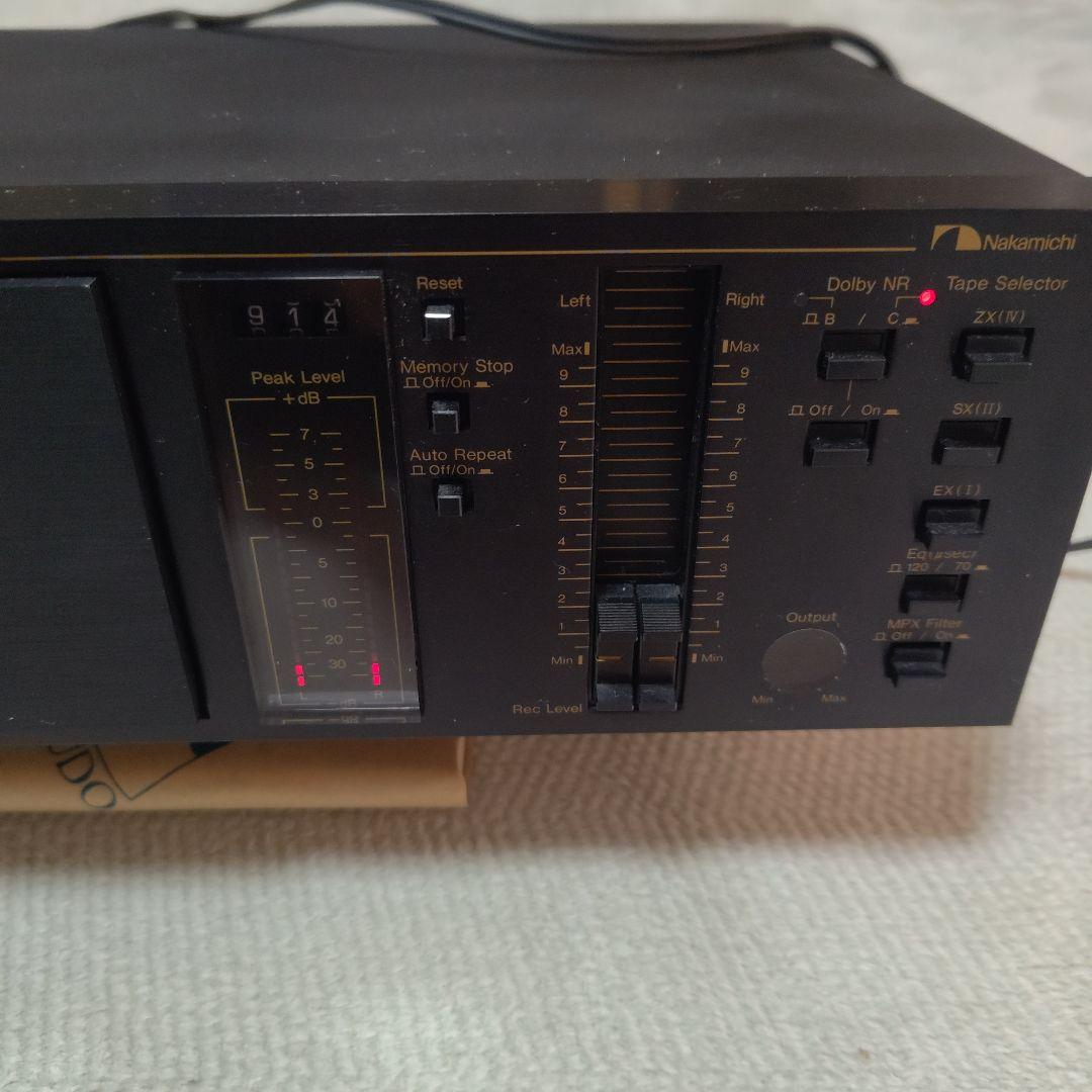 ナカミチ　Nakamichi 2ヘッドカセットデッキ　BX-125