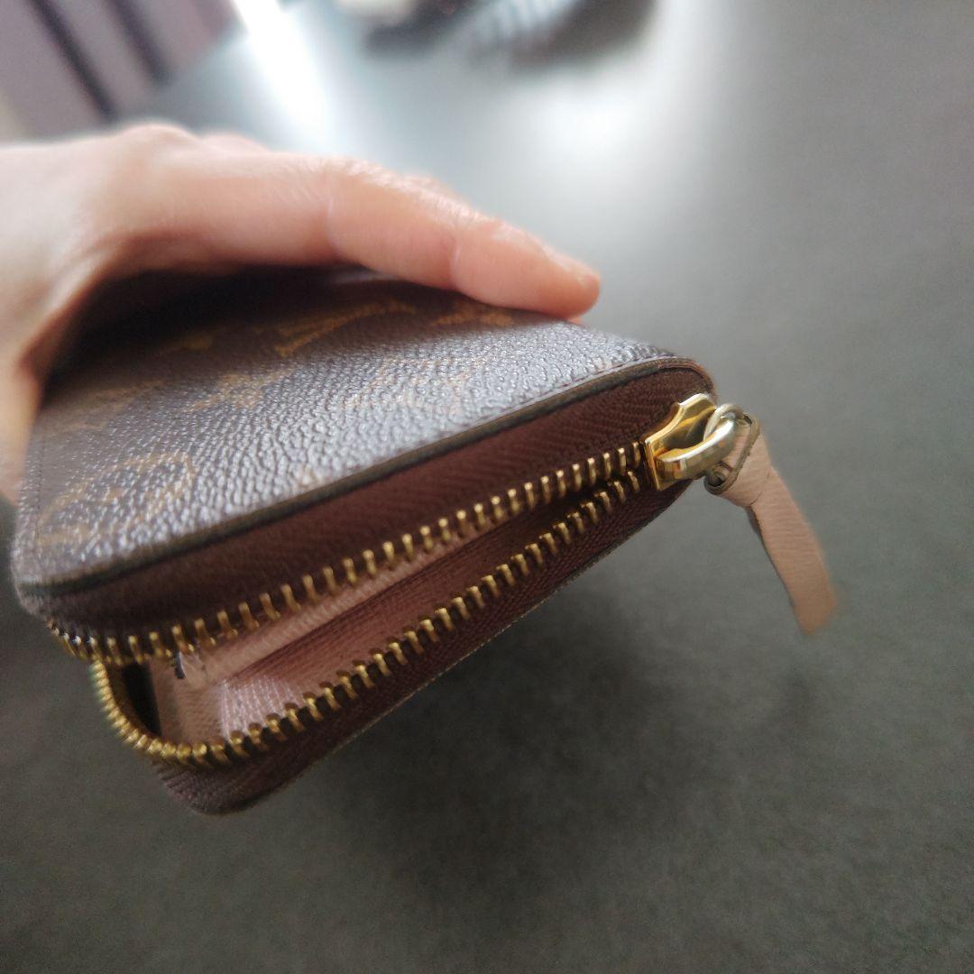 ヴィトン　クレマンス　バレリーヌ　ピンク　長財布　ファスナー壊れ　VUITTON