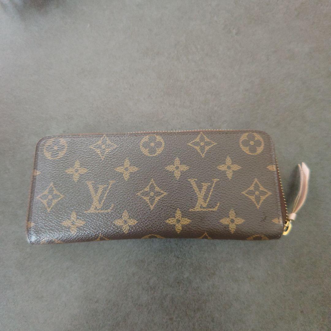 ヴィトン　クレマンス　バレリーヌ　ピンク　長財布　ファスナー壊れ　VUITTON