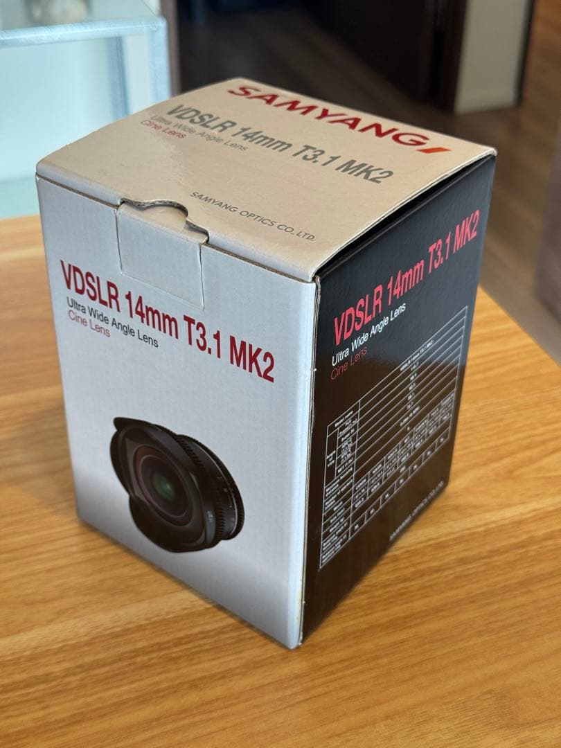 レンズ(単焦点) SAMYANG VDSLR 14mm T3.1 MK2