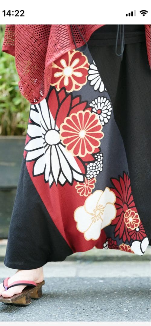 新品　ソウソウ　高島縮 20/20 富士2.0／濡羽色×金襴緞子