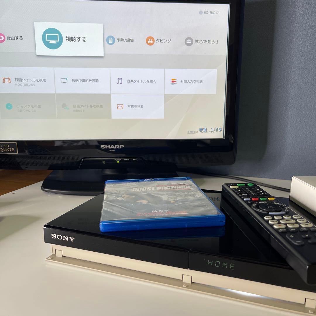 『SONY 美品』BDZ-ZW1500 2017年 ブルーレイディスクレコーダー