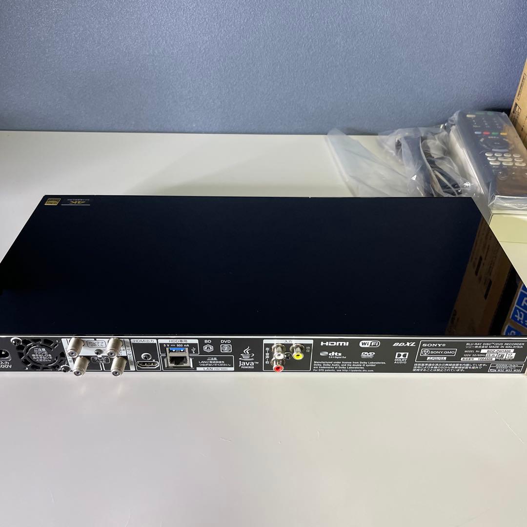 『SONY 美品』BDZ-ZW1500 2017年 ブルーレイディスクレコーダー