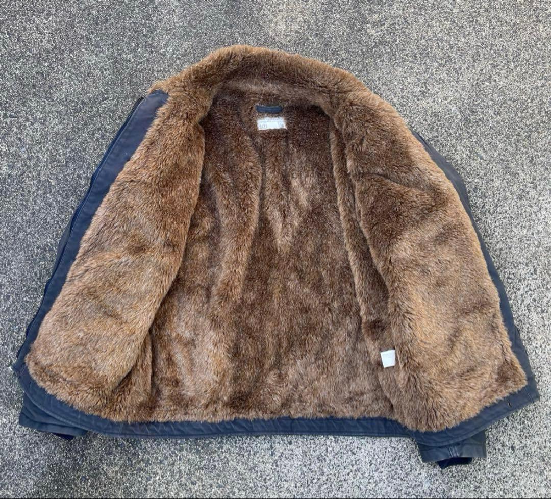 YMCLKY USN N1 デッキジャケット　ネイビー　冬物