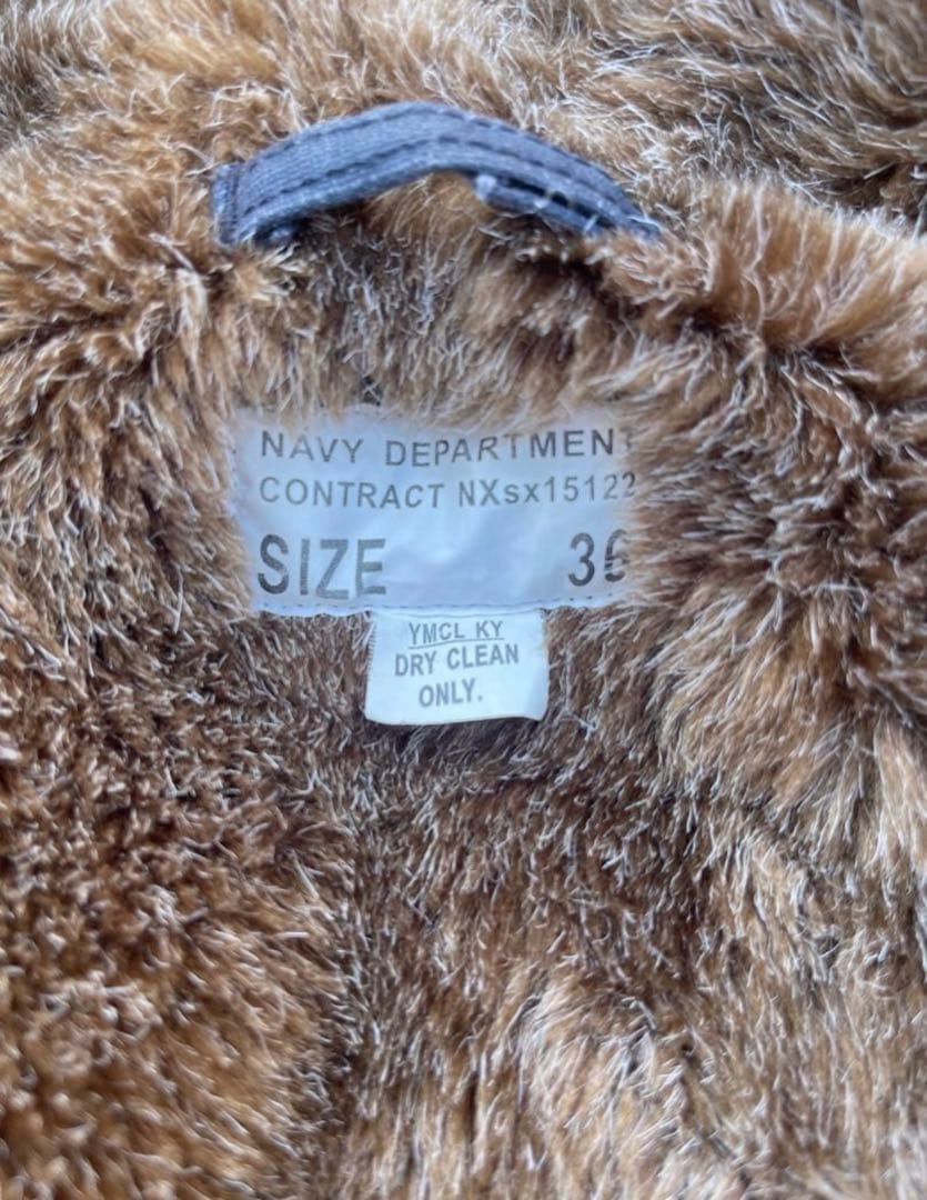 YMCLKY USN N1 デッキジャケット　ネイビー　冬物