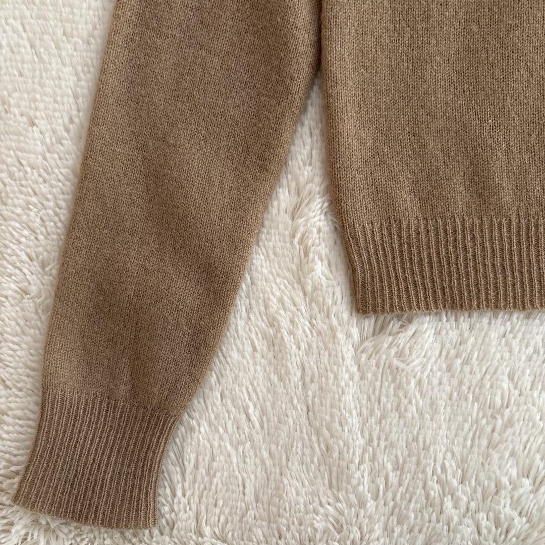 RALPH LAUREN カシミヤ　ウール　カーディガン　ベージュ　M