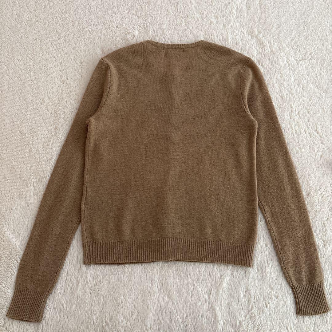 RALPH LAUREN カシミヤ　ウール　カーディガン　ベージュ　M