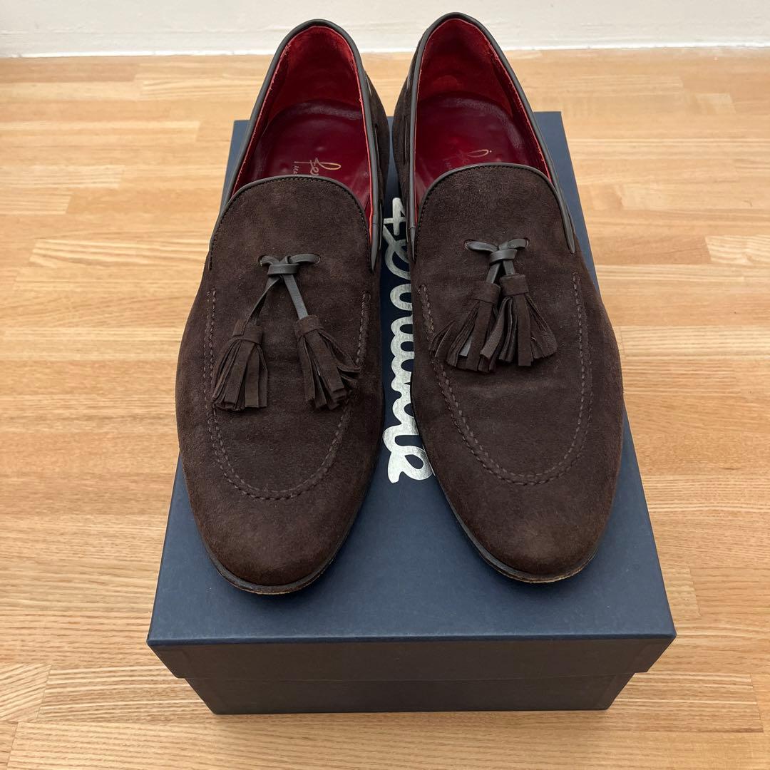 【たーさん専用】フェランテFERRANTE ARNO ダークブラウンスエード