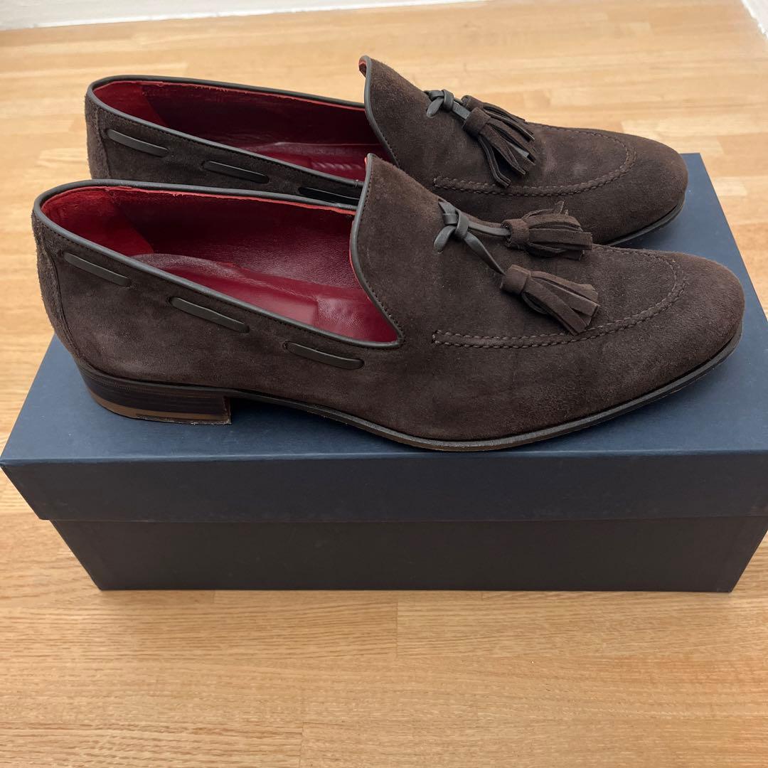 【たーさん専用】フェランテFERRANTE ARNO ダークブラウンスエード