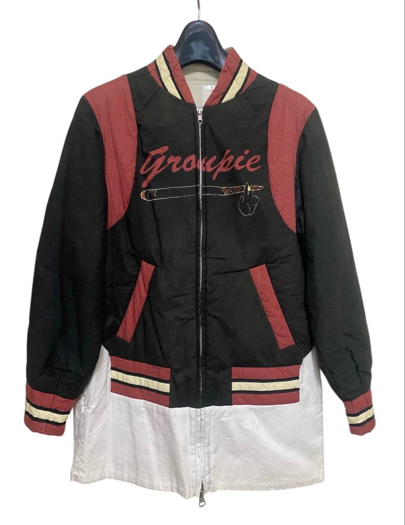 アンダーカバー but beautiful 中綿はめ絵スタジャン　ブルゾン