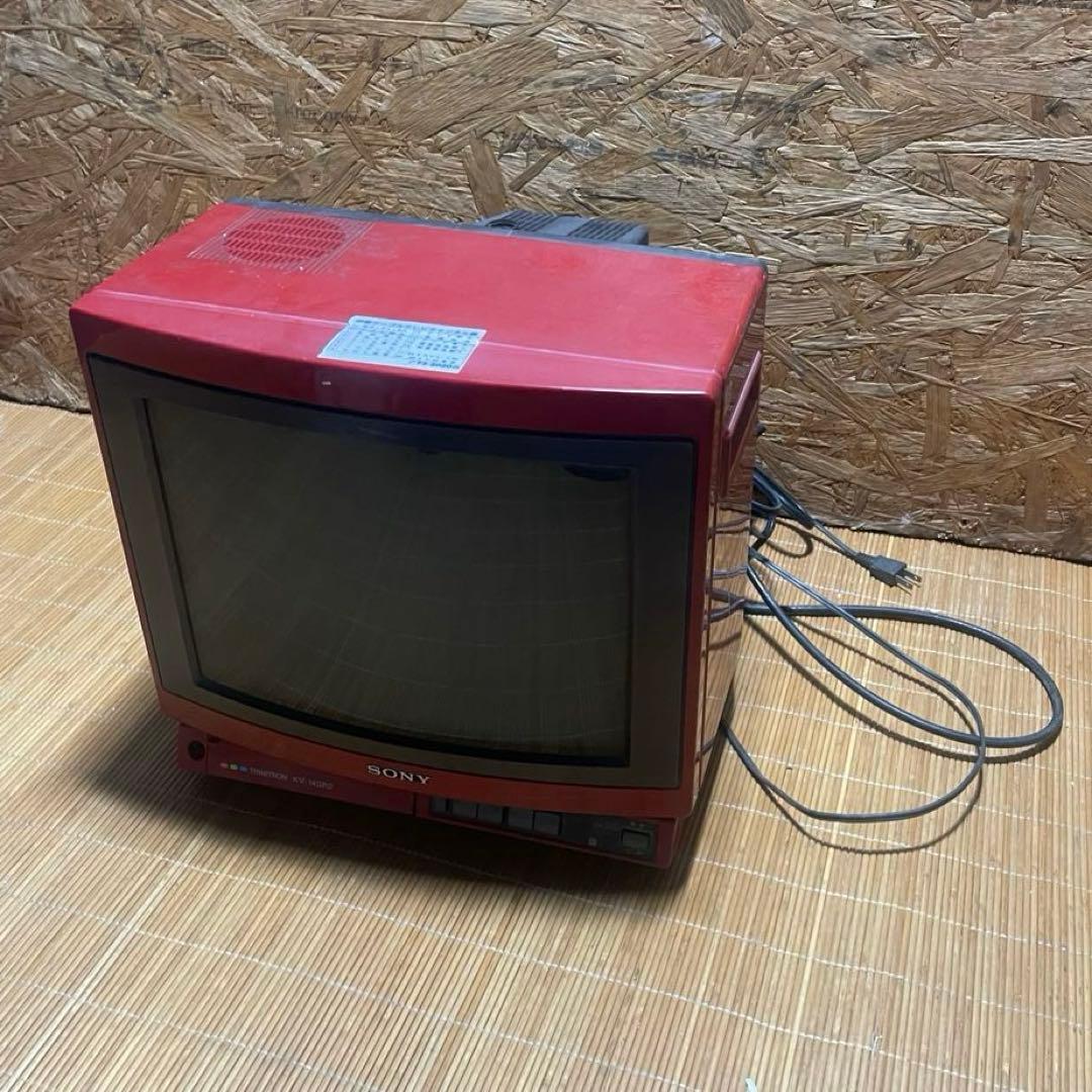 ⭐︎【レトロ家電】⭐︎SONYカラーテレビ　通電時音声確認済み　画面割れ無し