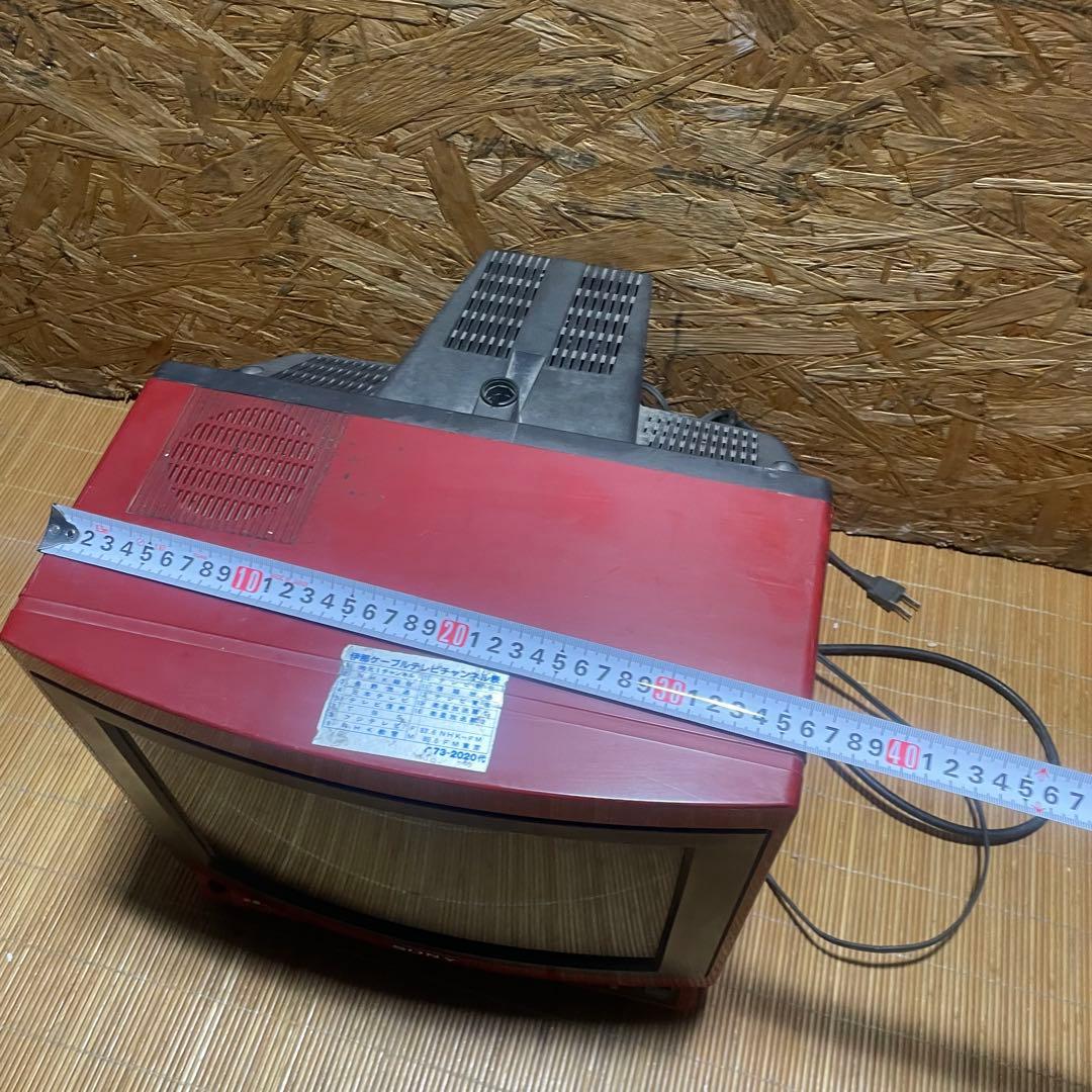 ⭐︎【レトロ家電】⭐︎SONYカラーテレビ　通電時音声確認済み　画面割れ無し