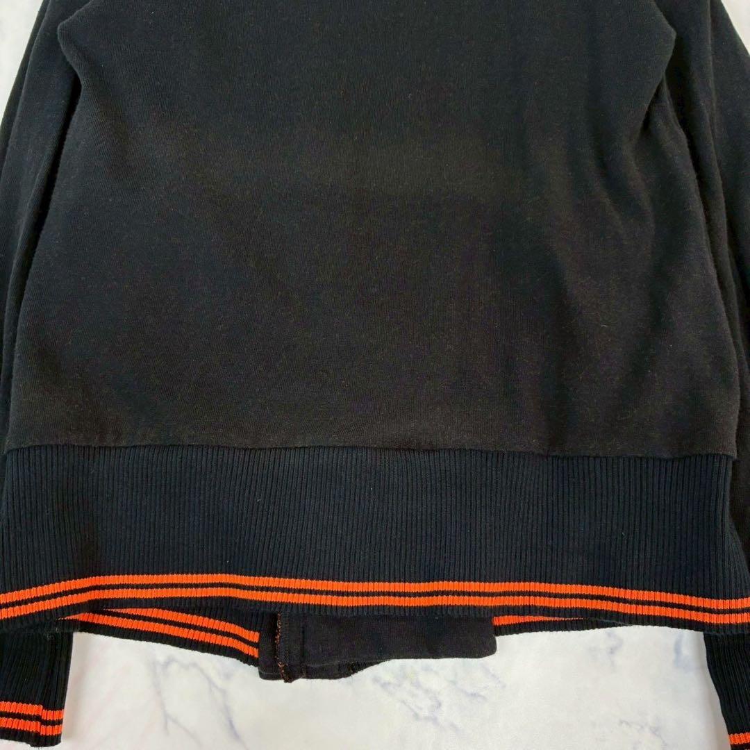 ヴィヴィアンウエストウッド　変形パーカー　オーブ刺繍　ビックカラー　ジップ