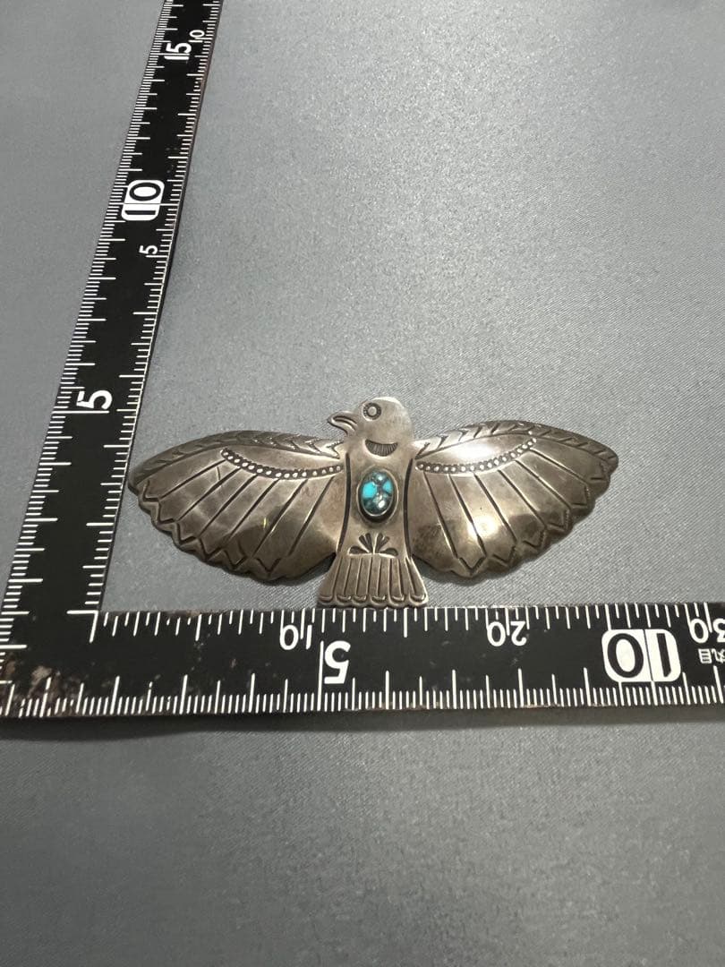 フレッドハーヴィースタイル　インディアンジュエリー　ピンズ　ターコイズ　ビズビー