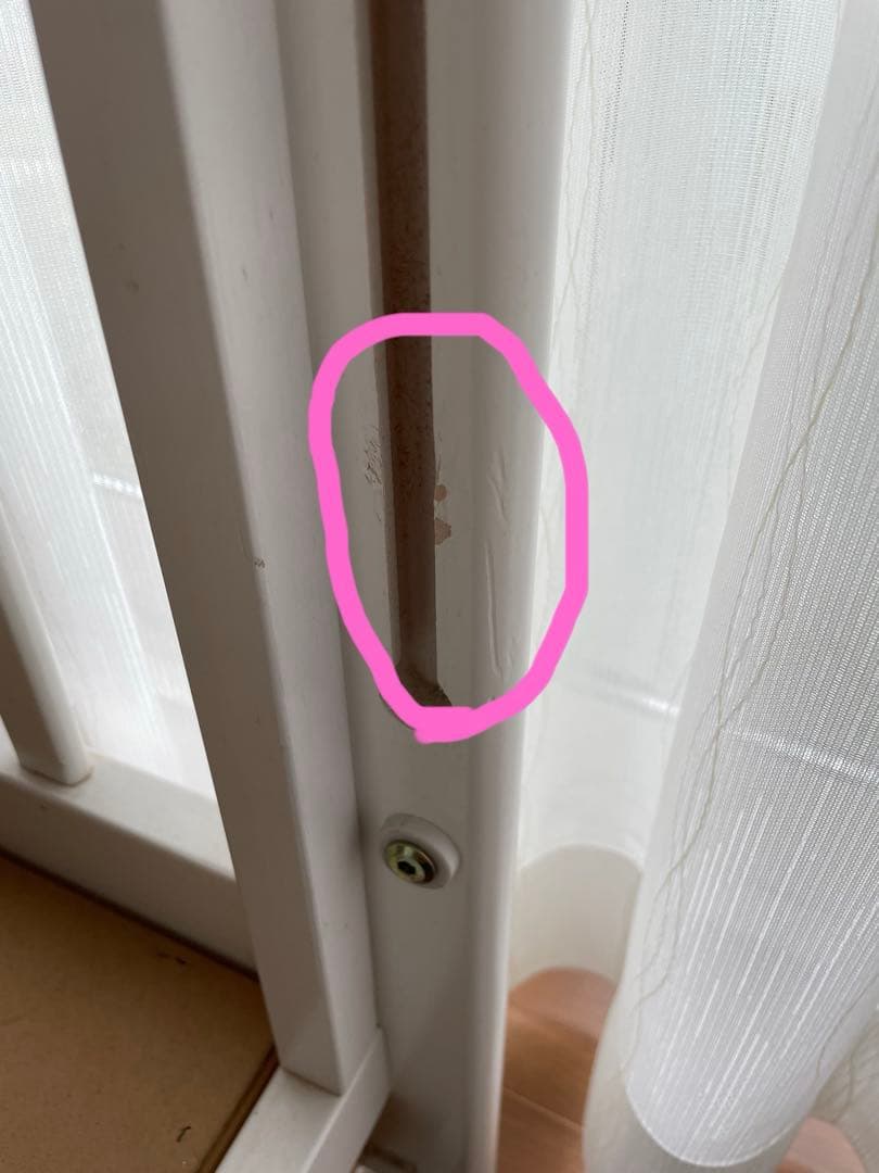 【直接引取希望】カトージホワイト木製ベビーベッド PUPPAPUPOお布団セット