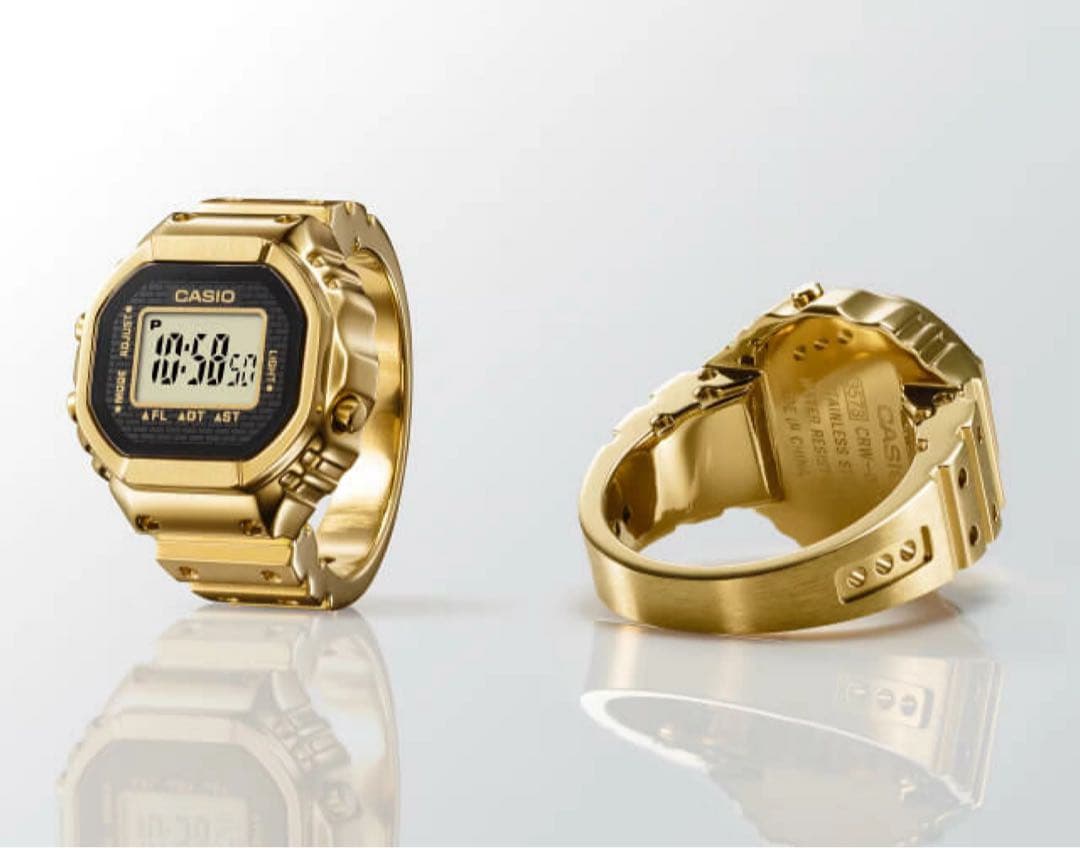 カシオ CRW-001G-9JR ゴールド リングウォッチ