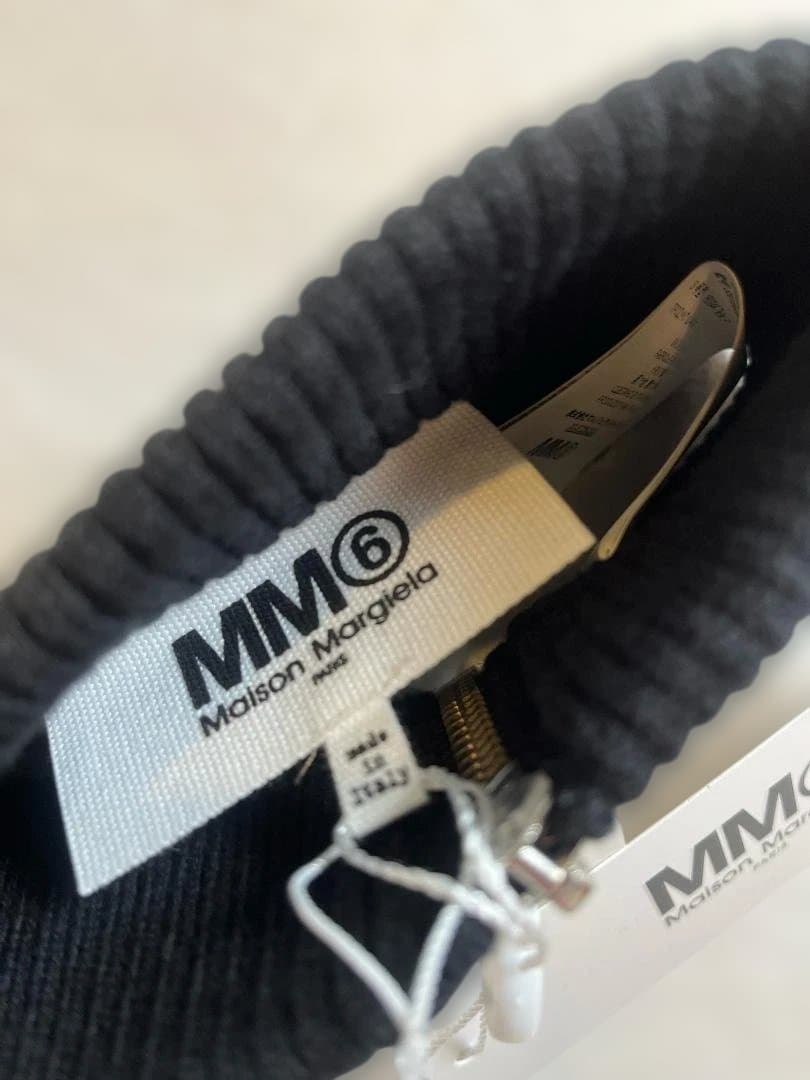 エムエムシックス メゾン マルジェラ　ネックウォーマー黒
