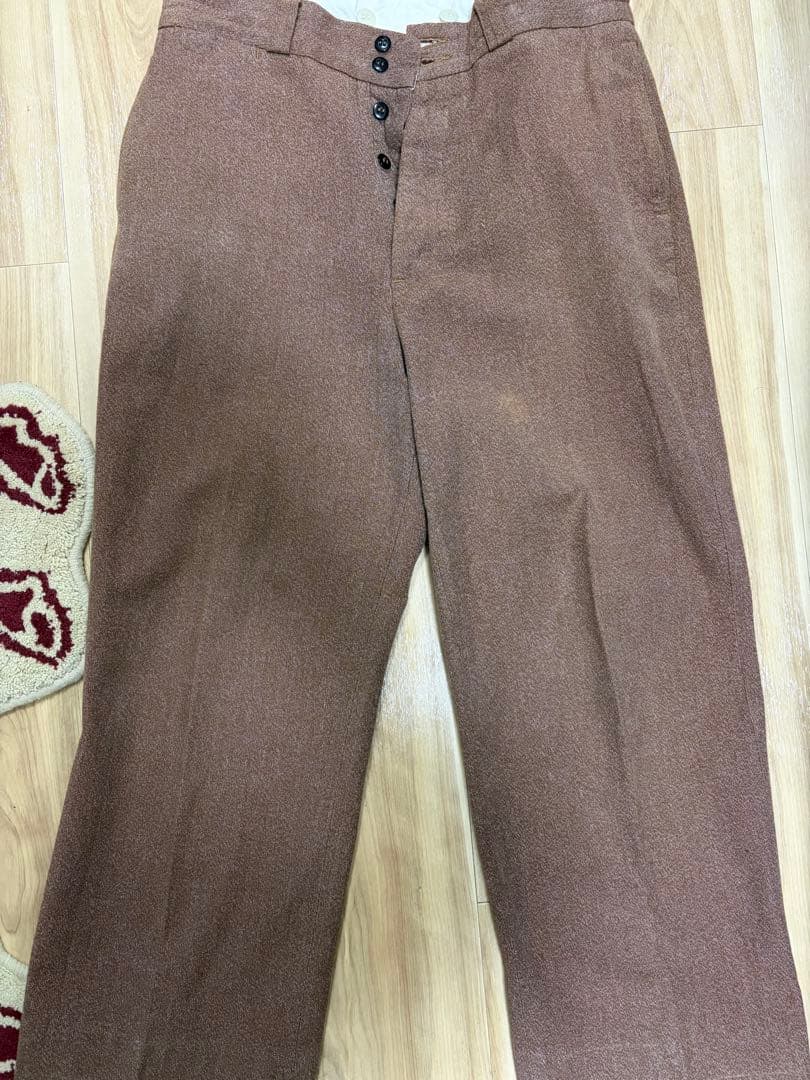 ATLAST & CO. ブラウン スラックス 32