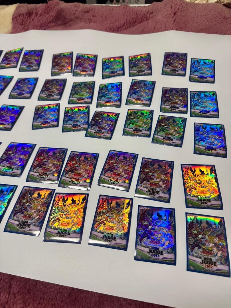 遊戯王 トゥーン ジャッジ　asia judge 2017 スリーブ 130枚