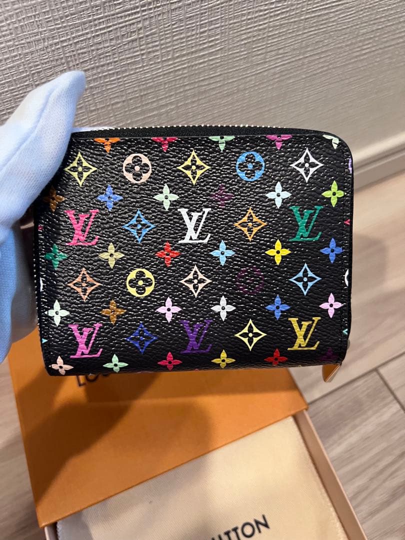 ルイヴィトン モノグラム マルチカラー ジッピーパース 村上隆　美品✨